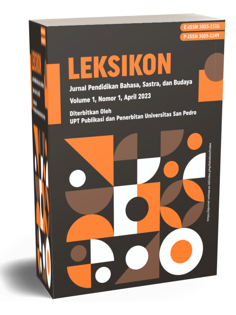 LEKSIKON: Jurnal Pendidikan Bahasa, Sastra, & Budaya